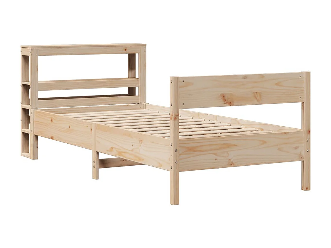 Massivholzbett ohne Matratze 90x190 cm Kiefer