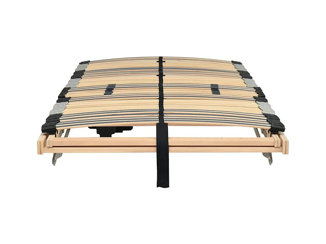 Lattenrost Braun 90 x 190 cm Massives Buchenholz