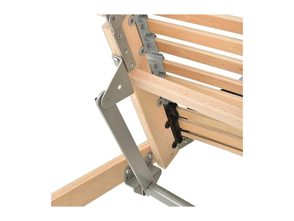 Lattenrost Braun 90 x 190 cm Massives Buchenholz