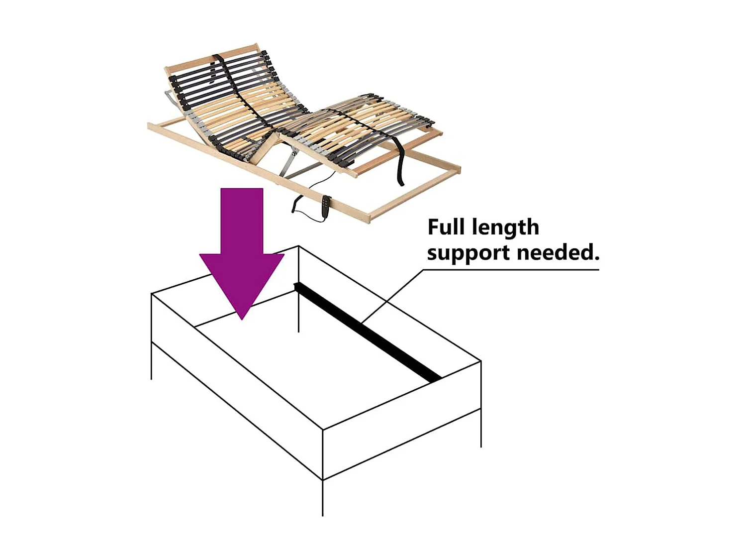 Lattenrost Braun 90 x 190 cm Massives Buchenholz