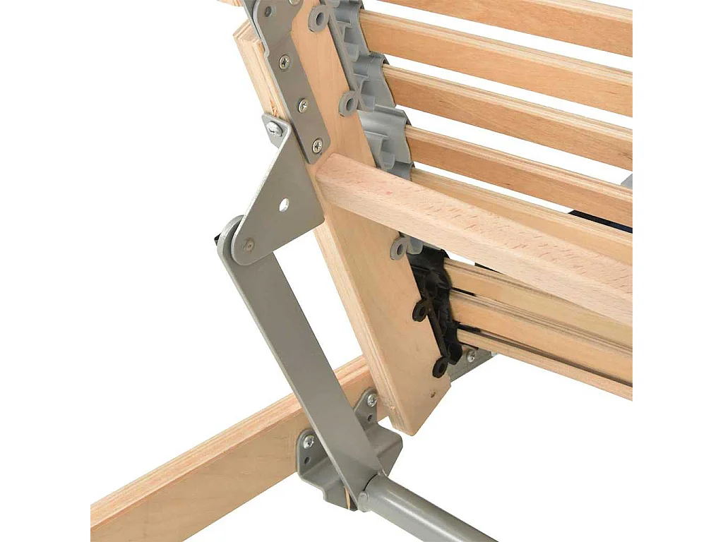 Base de ripas Castanho 90 x 190 cm Madeira de faia sólida