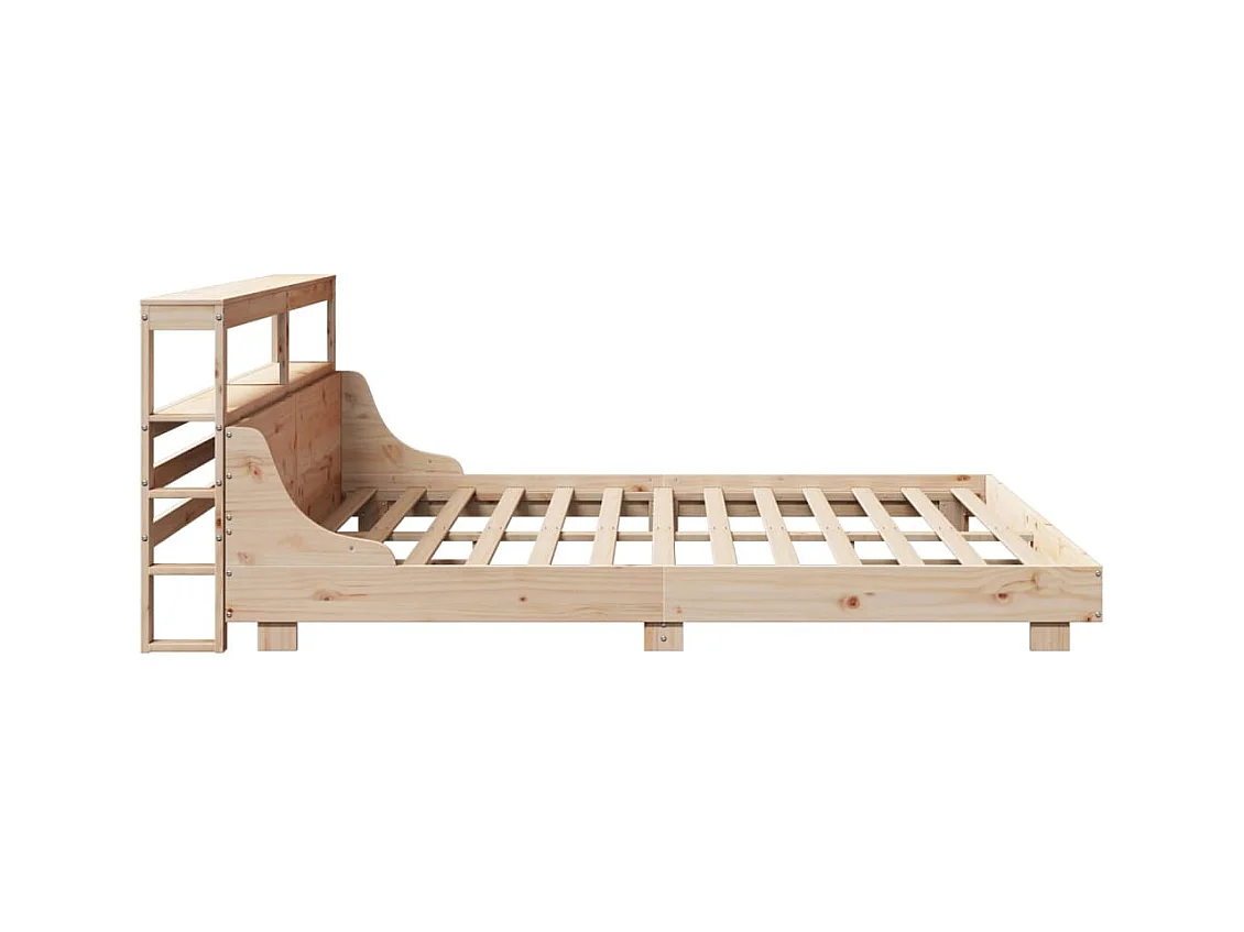 Cadre de lit sans matelas 180x200 cm bois massif de pin