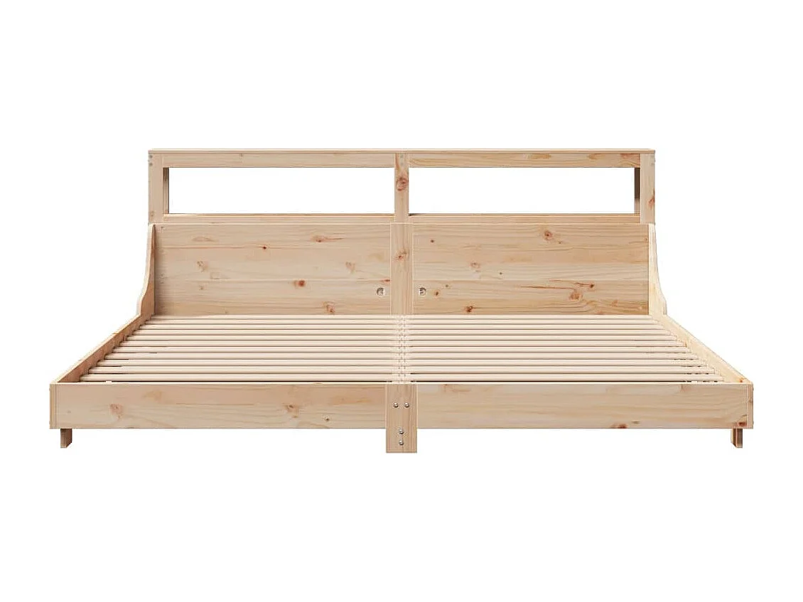 Letto senza Materasso 180x200 cm in Legno Massello di Pino