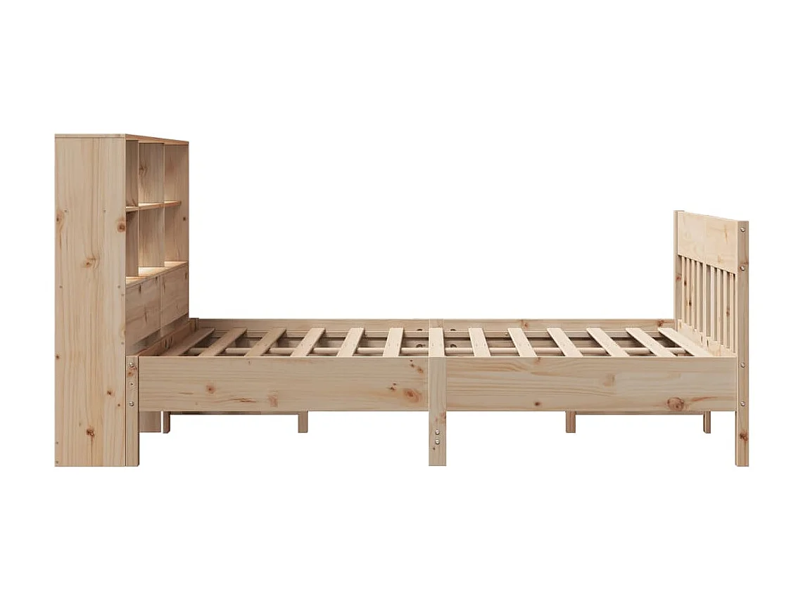 Massivholzbett ohne Matratze 140x200 cm Kiefernholz