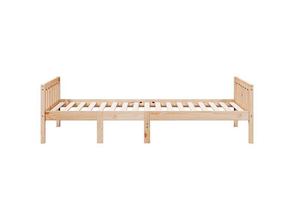 Kinderbett ohne Matratze 90x190 cm Massivholz Kiefer