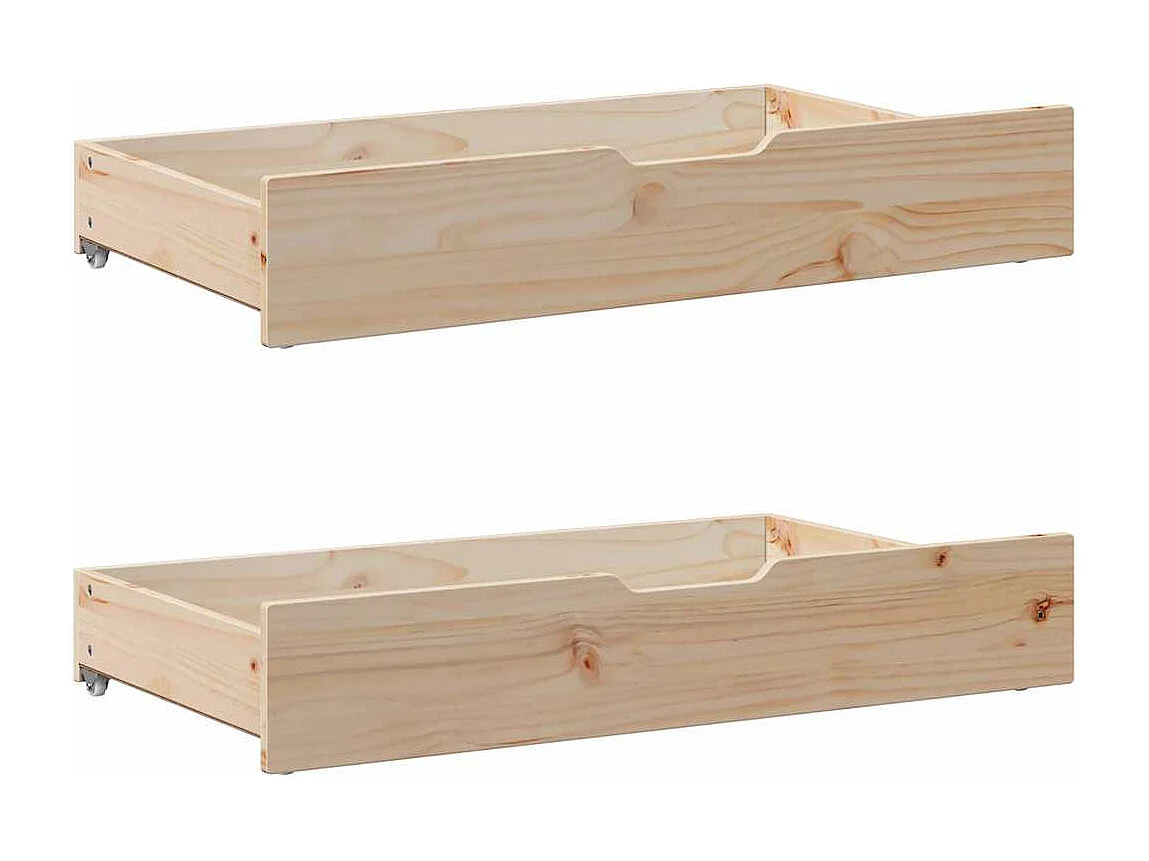 Cadre de lit sans matelas 140x190 cm bois de pin massif