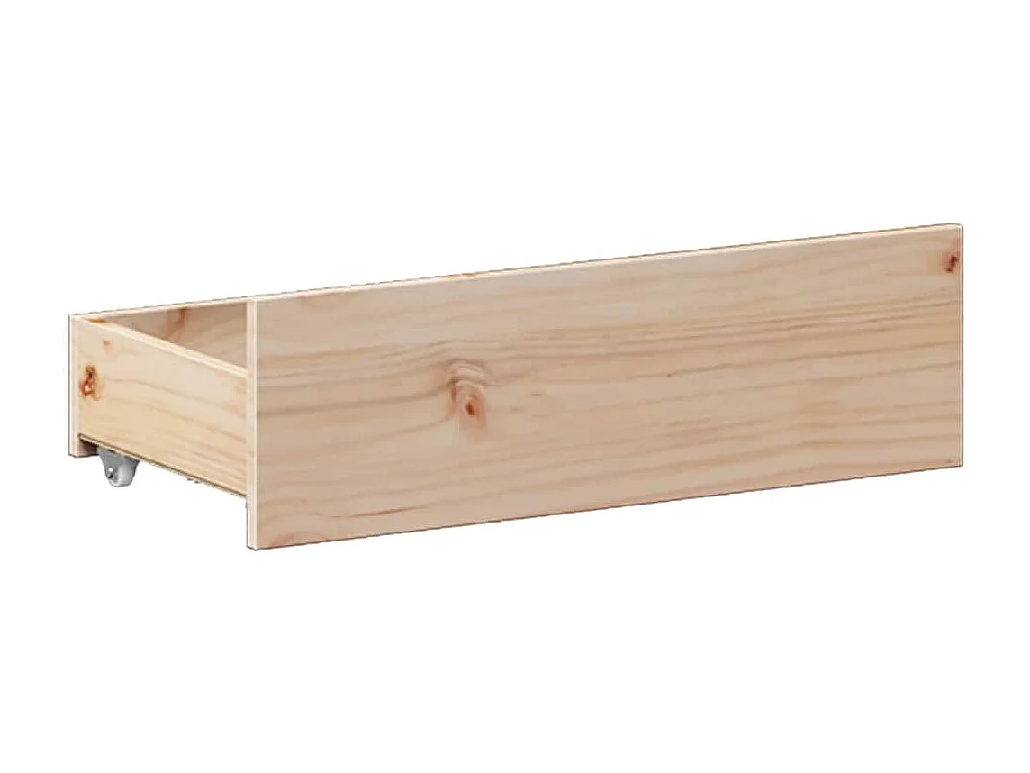 Cadre de lit sans matelas avec tête de lit 140x190cm pin massif