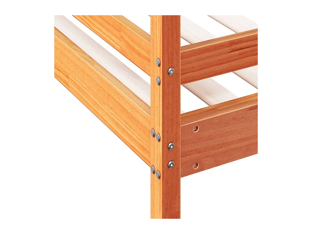 Lit superposé sans matelas 80x200/140x200 cm bois massif