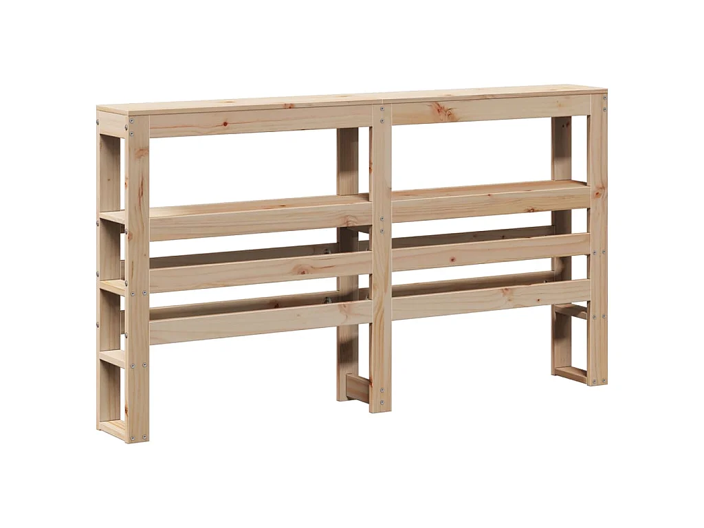 Cadre de lit sans matelas 160x200 cm bois massif de pin
