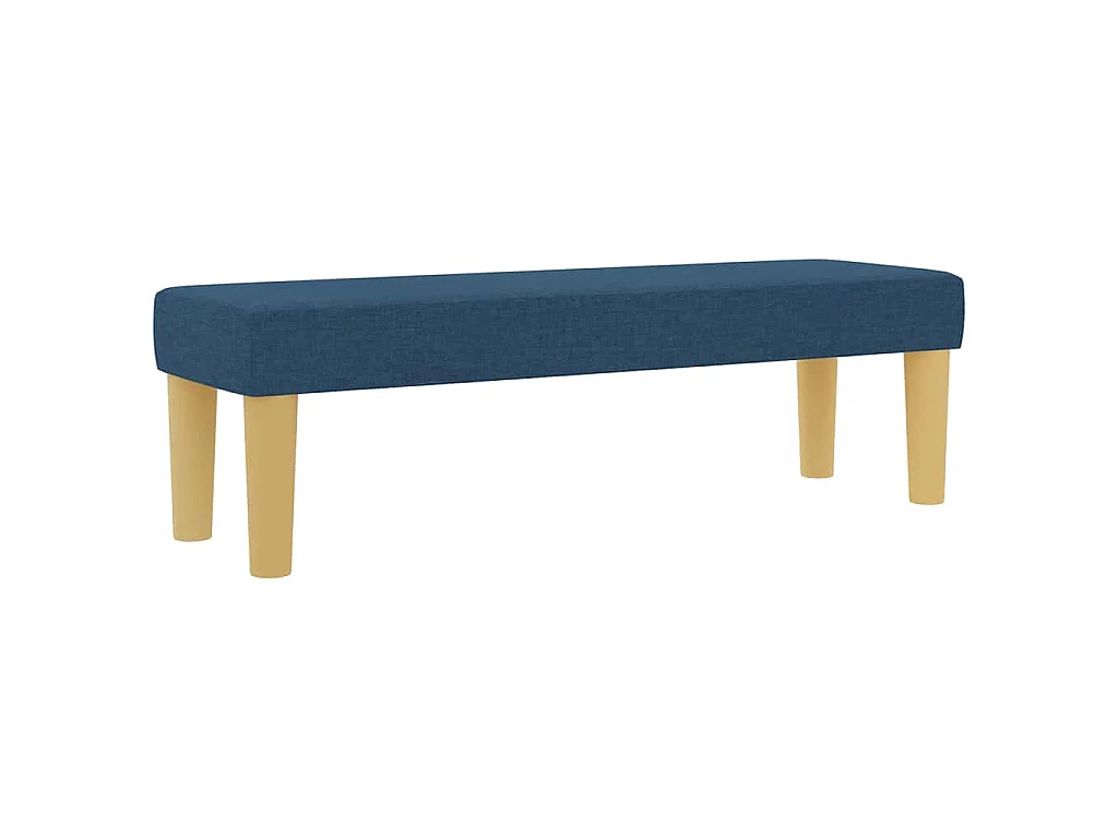 Cama Box com cabeceira Azul 200 x 140 cm tecido