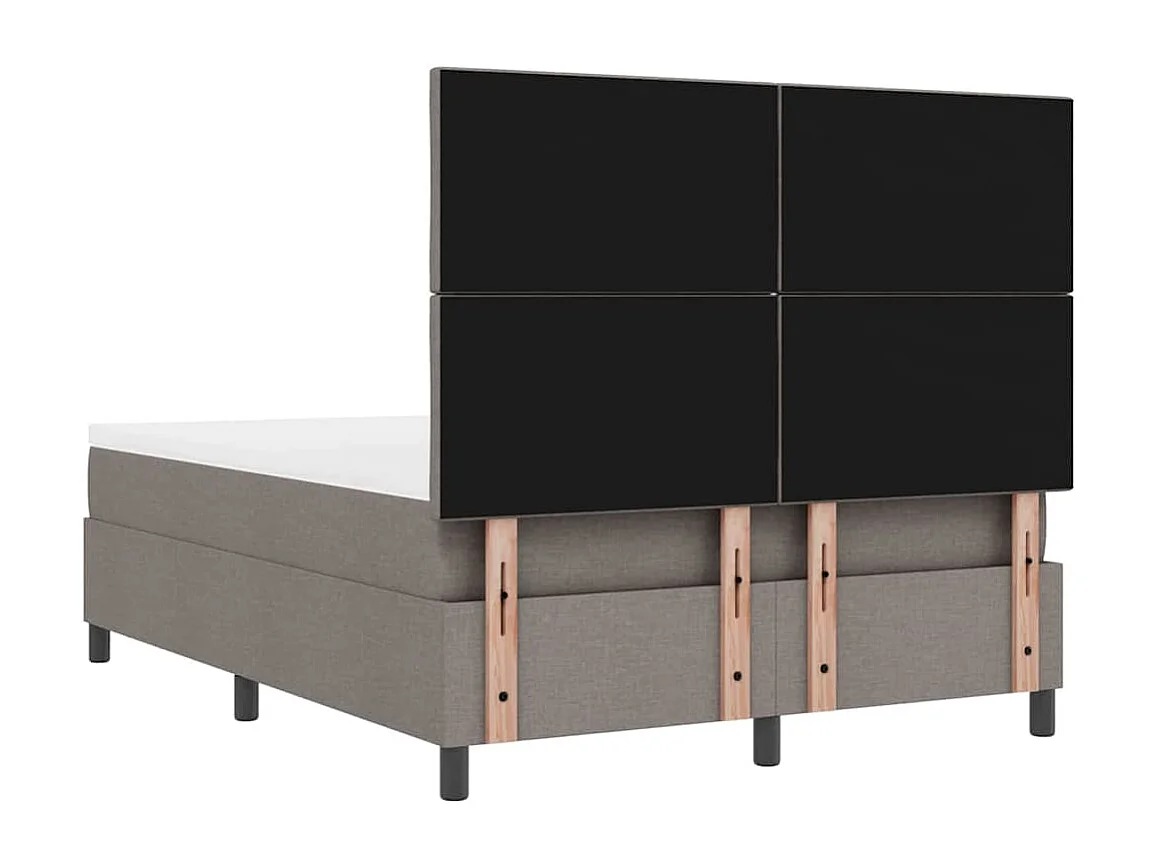 Cama Box com colchão Cinzento-acastanhado 140 x 200 cm