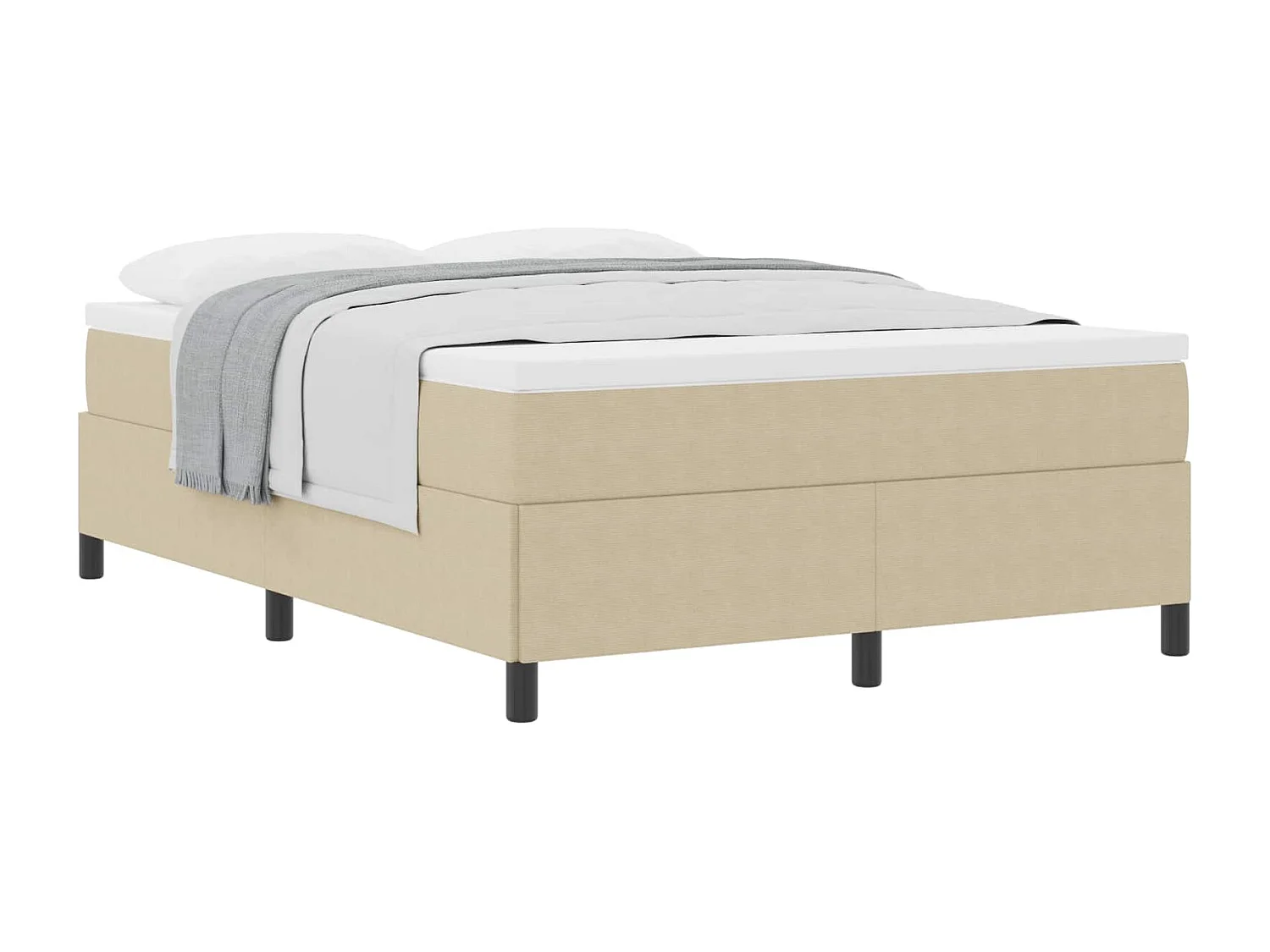 Cama Box Cinza Verde 160 x 200 cm Veludo