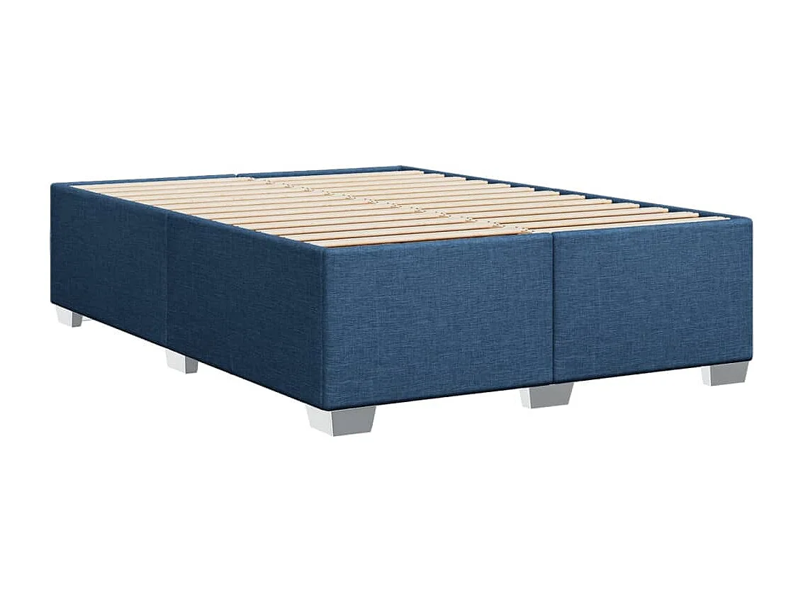 Giroletto senza Materasso Blu 140x200 cm in Tessuto