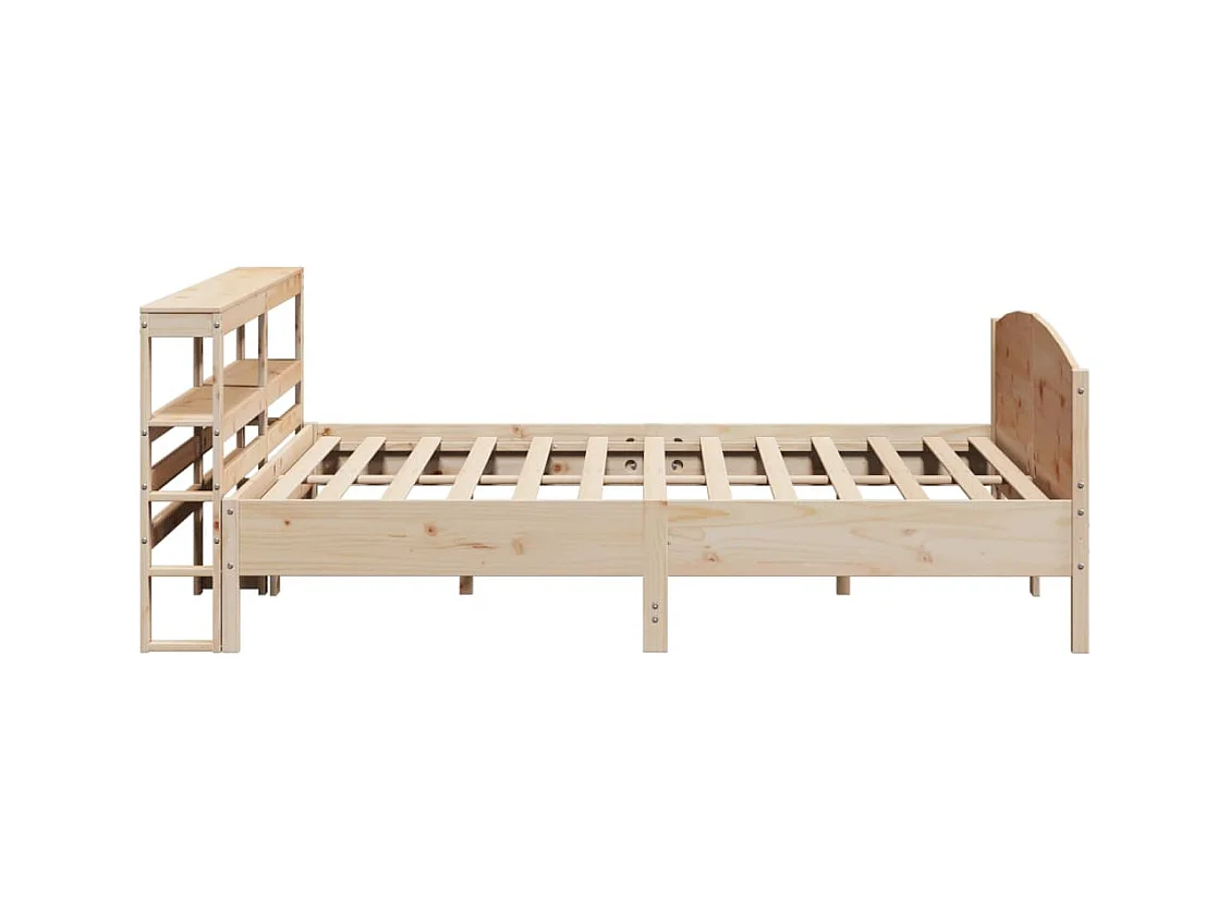 Cadre de lit sans matelas 180x200 cm bois massif de pin