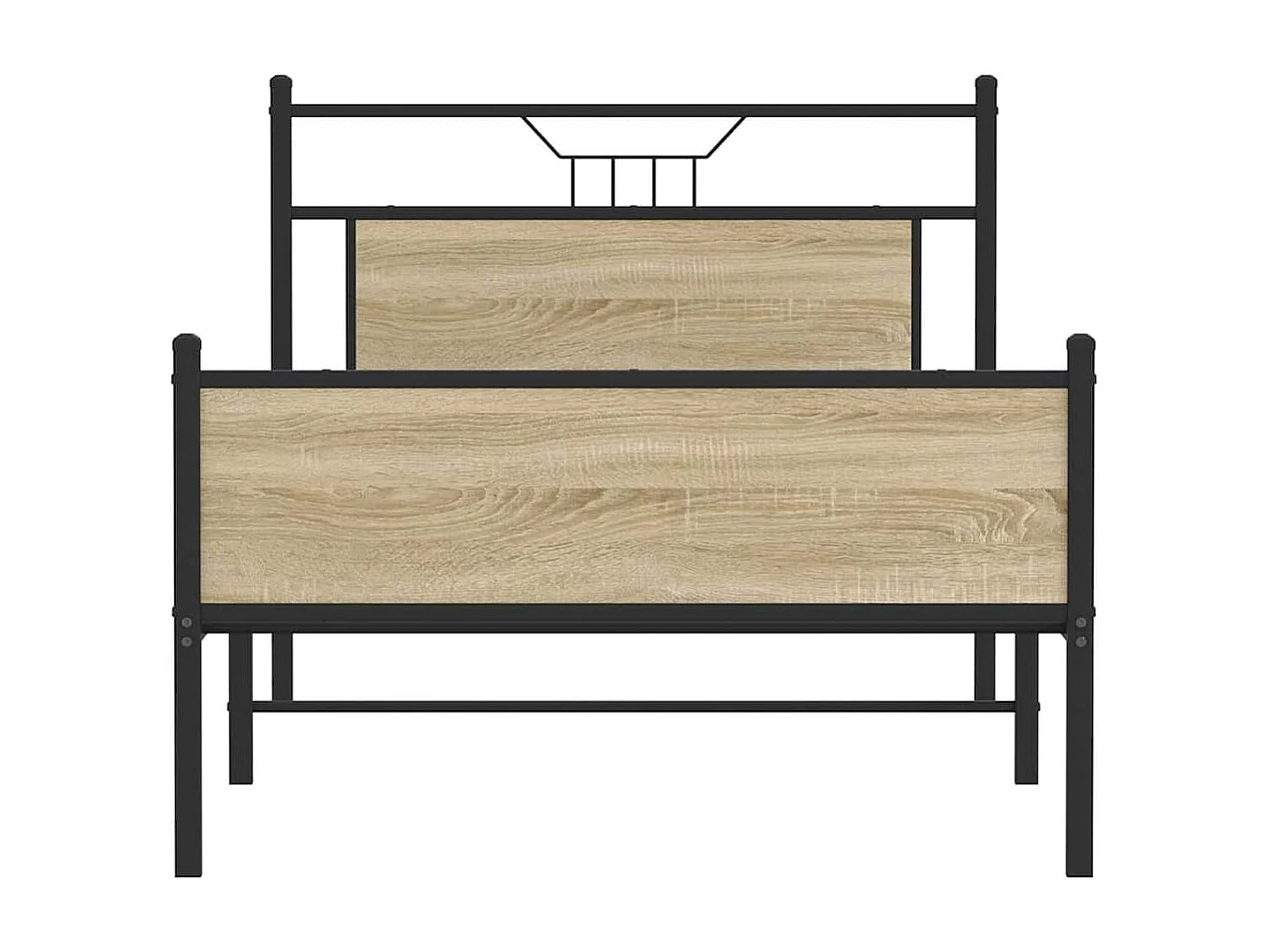 Giroletto senza Materasso Rovere Sonoma 100x190cm in Truciolato