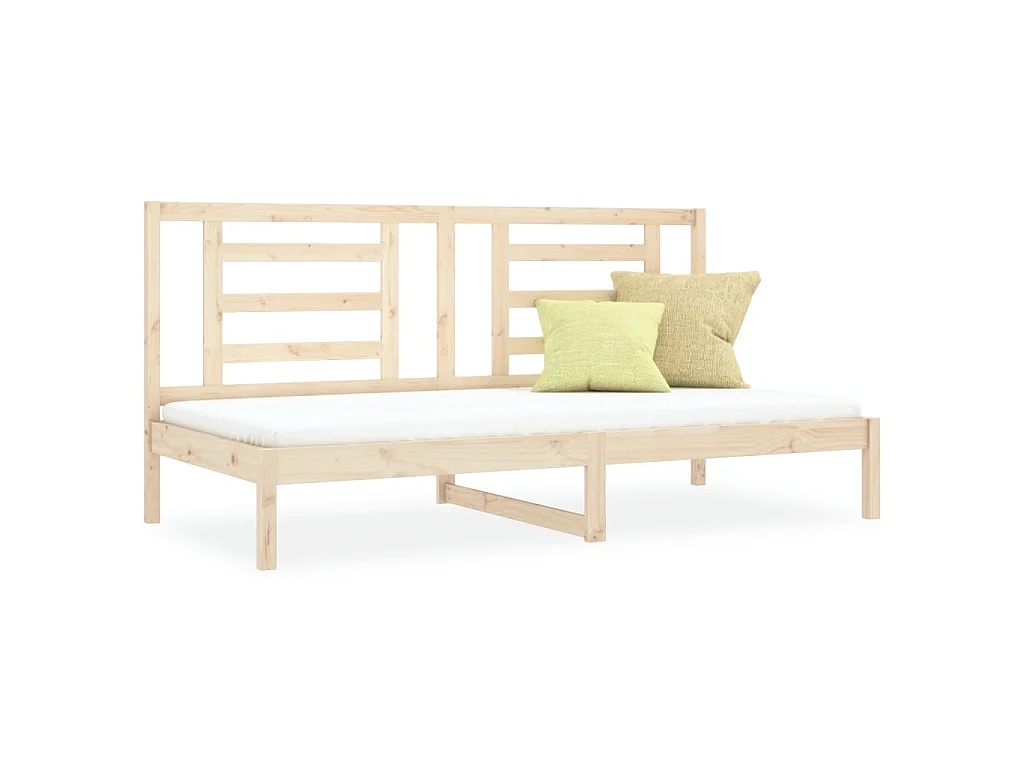 Dormeuse senza Materasso 90x200 cm in Legno Massello di Pino