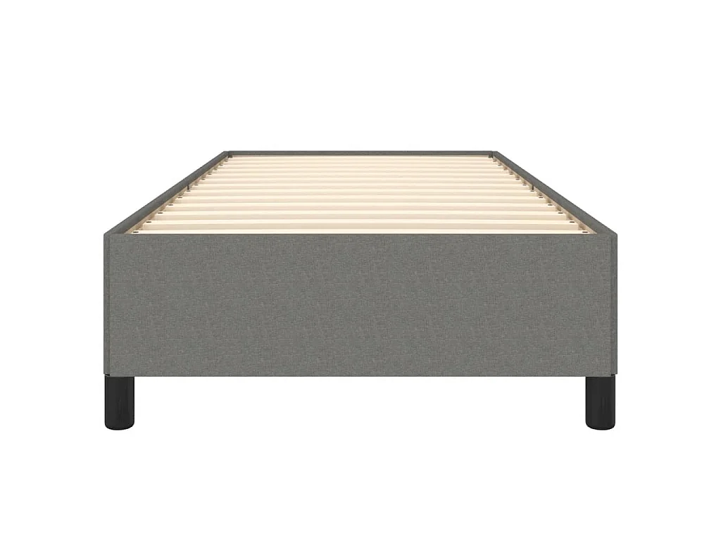 Giroletto senza Materasso Grigio Scuro 90x200 cm Tessuto