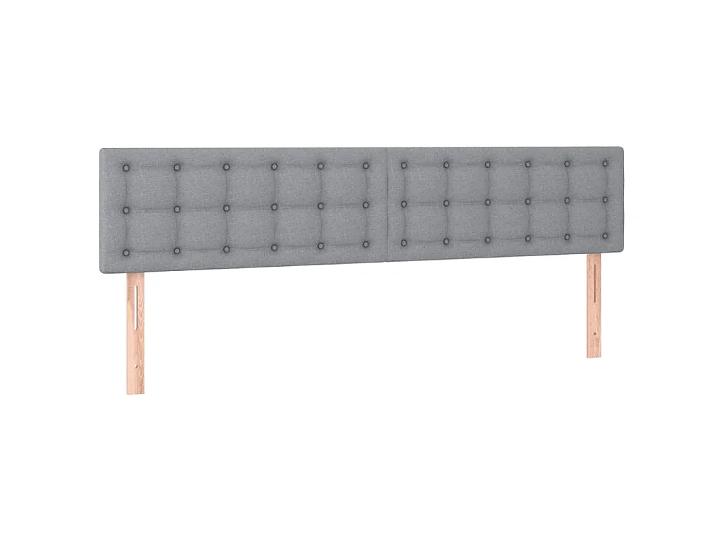 Struttura Letto Pouf con Materassi 160x200 cm in Tessuto