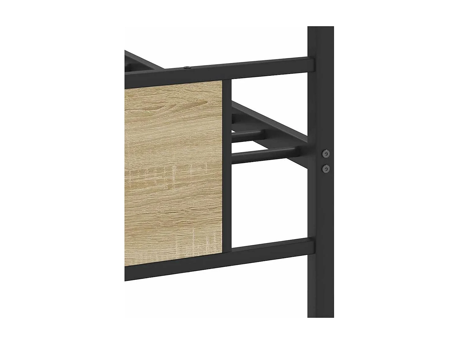 Cadre de lit sans matelas chêne sonoma 90x190 cm