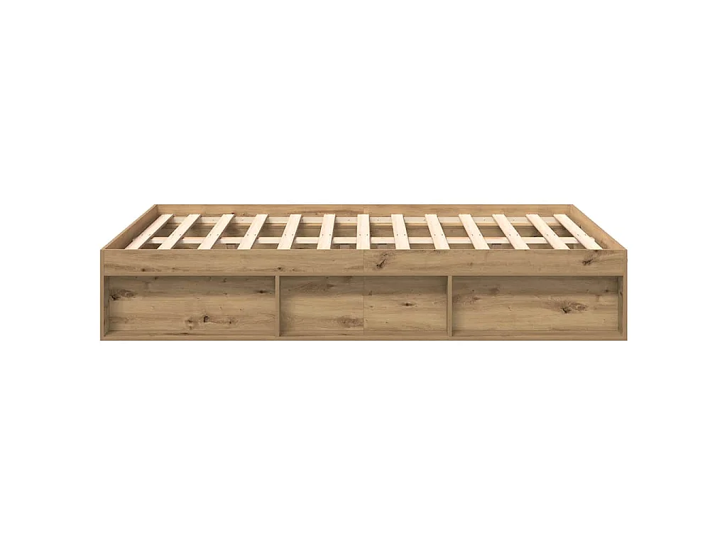 Giroletto senza Materasso Rovere Artigianale 160x200 cm
