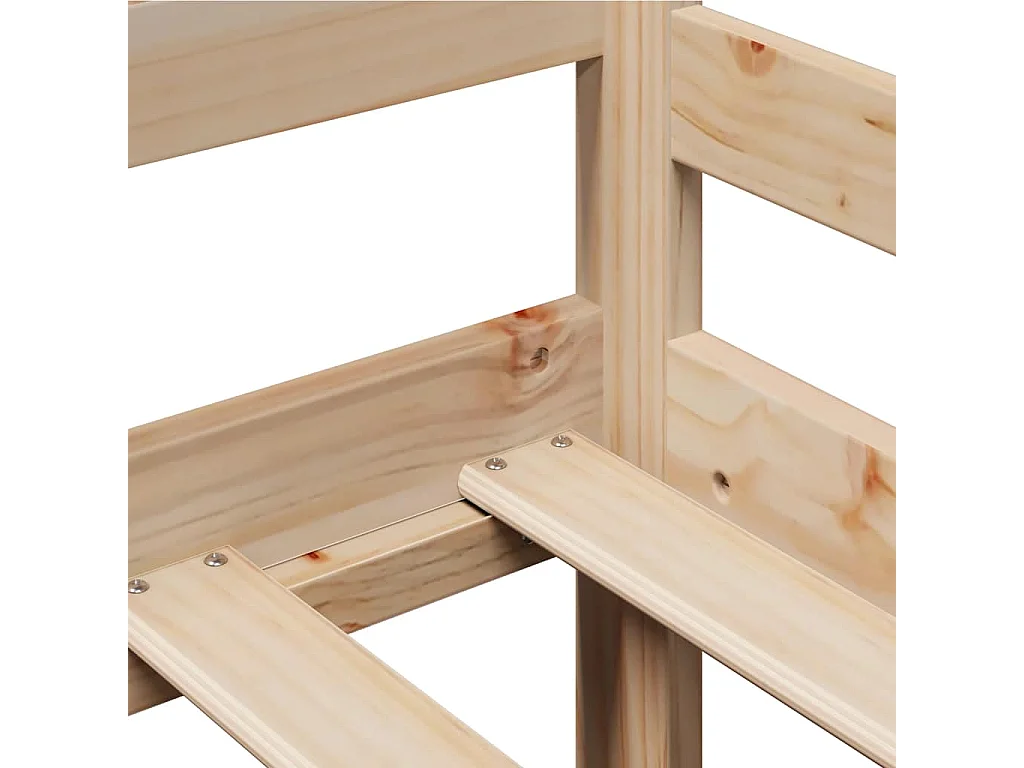 Lit de jour avec tiroirs sans matelas 90x200 cm bois massif