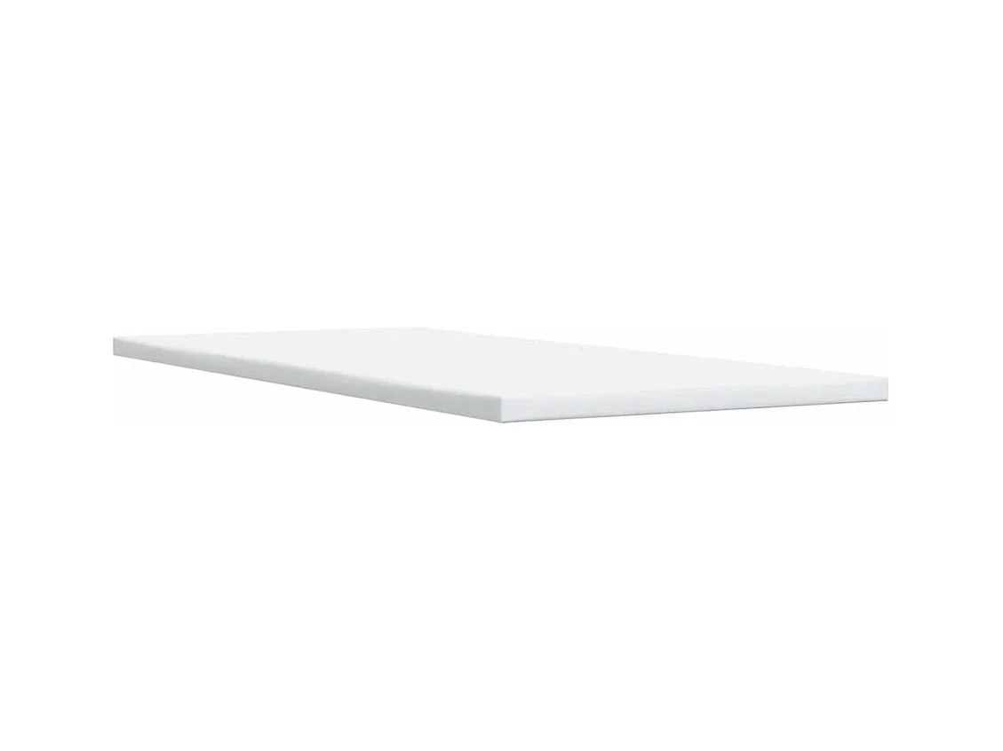 Sommier à lattes de lit avec matelas Bleu 90x200 cm Tissu