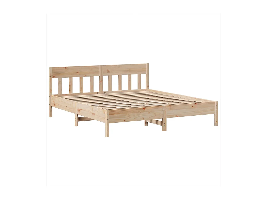Bedframe zonder matras massief grenenhout 180x200 cm