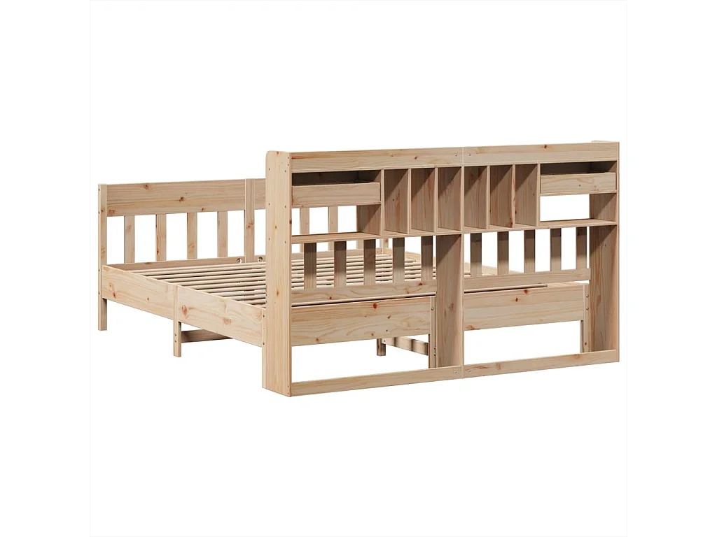 Bedframe zonder matras massief grenenhout 180x200 cm