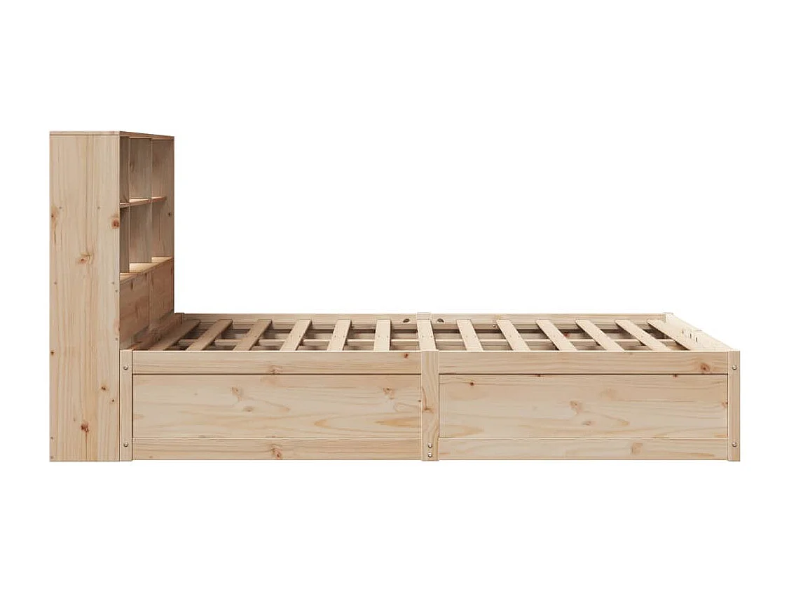 Massivholzbett ohne Matratze 140x190 cm Kiefernholz