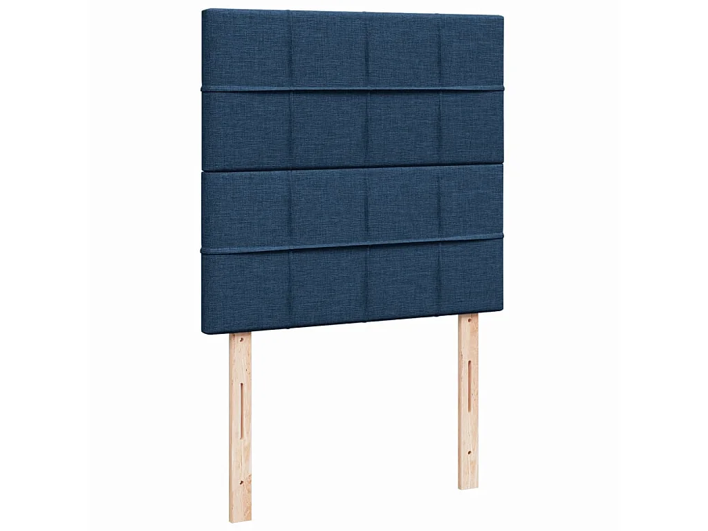 Giroletto a Molle con Materasso Blu 90x200 cm inTessuto