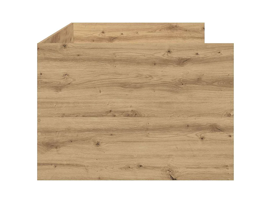 Cama de día Roble artesanal 90 x 200 cm Madera contrachapada