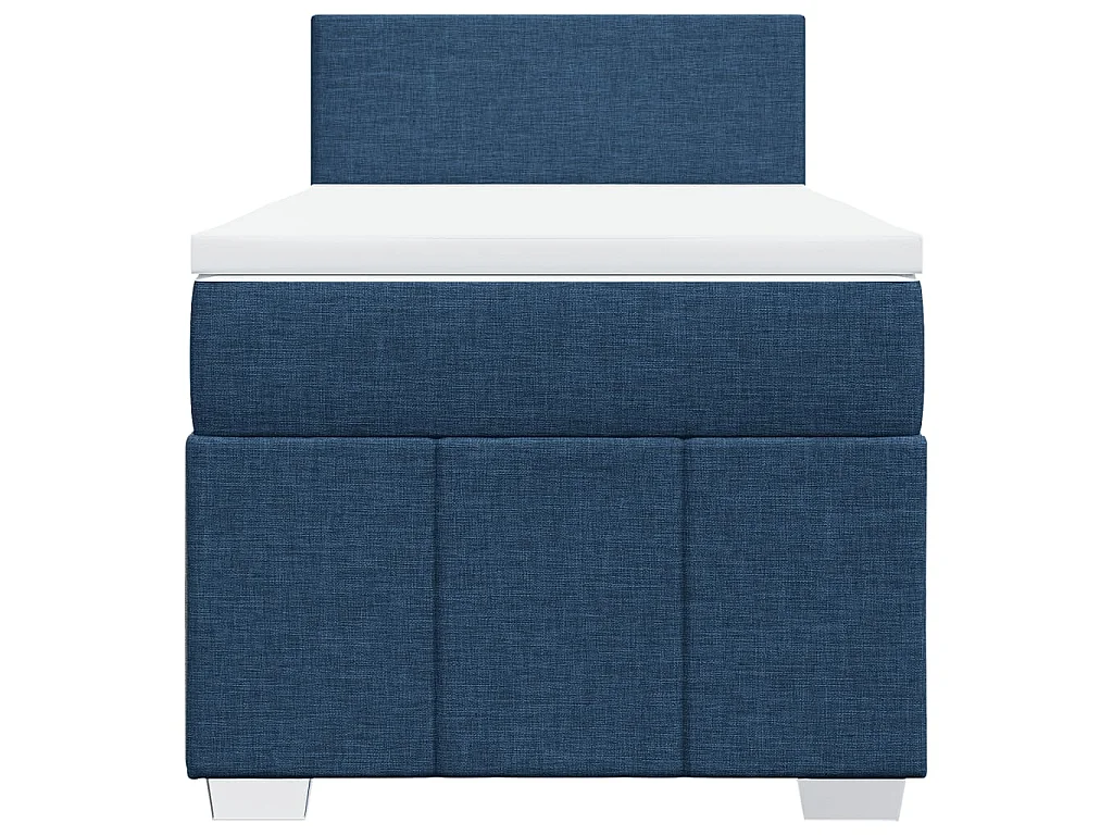 Giroletto a Molle con Materasso Blu 90x200 cm inTessuto
