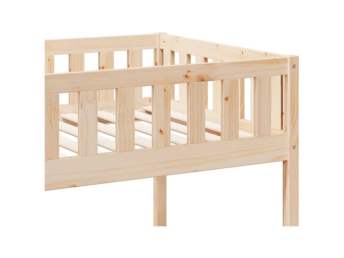 Lit superposé 90x200 cm Bois de pin massif