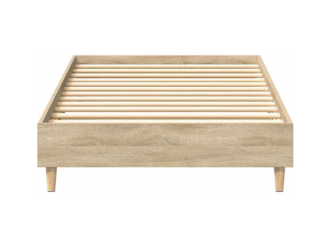 Bettgestell ohne Matratze Sonoma-Eiche 90x200 cm Holzwerkstoff