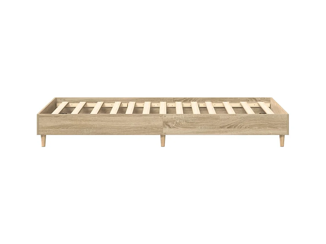 Bettgestell ohne Matratze Sonoma-Eiche 90x200 cm Holzwerkstoff