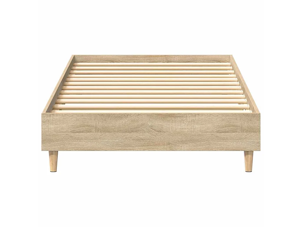 Cadre de lit sans matelas chêne sonoma 90x200 cm