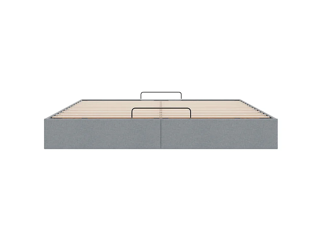 Struttura Letto Pouf senza Materasso 160x200 cm in Tessuto