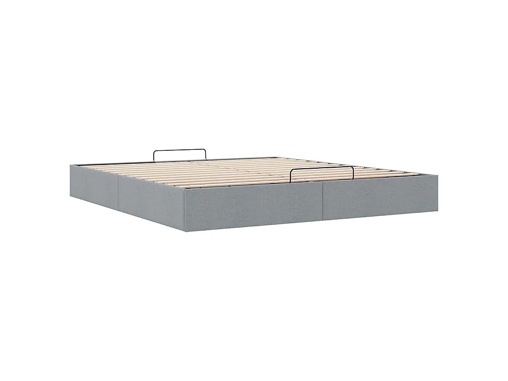 Struttura Letto Pouf senza Materasso 160x200 cm in Tessuto