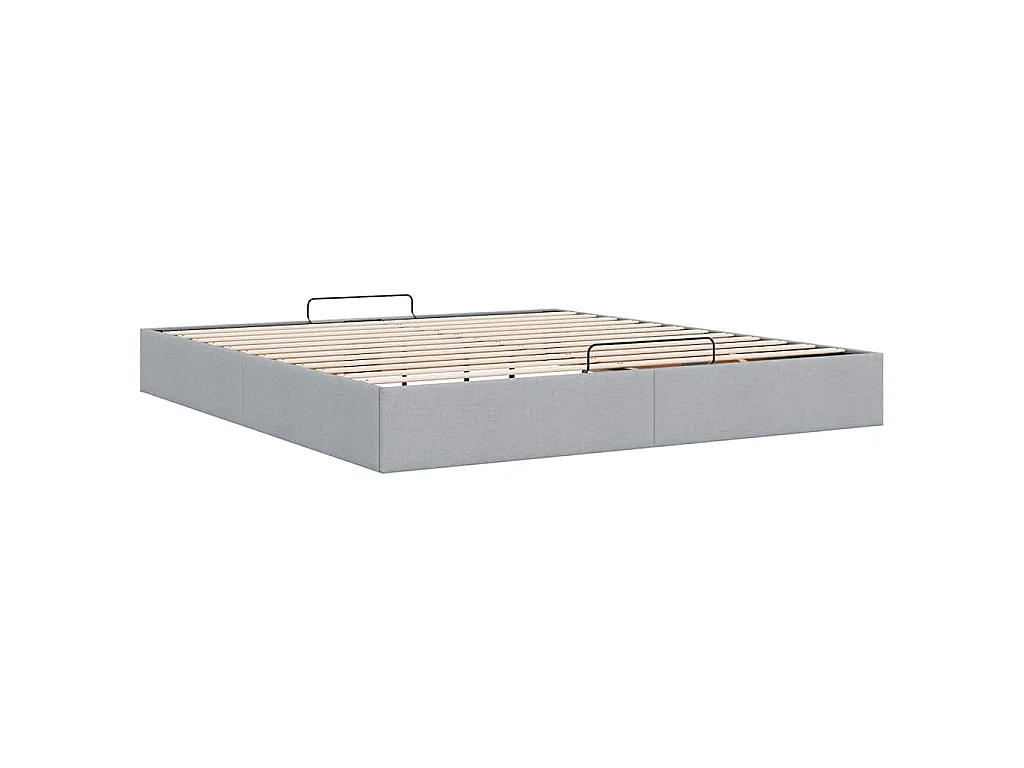 Struttura Letto Pouf senza Materasso 160x200 cm in Tessuto