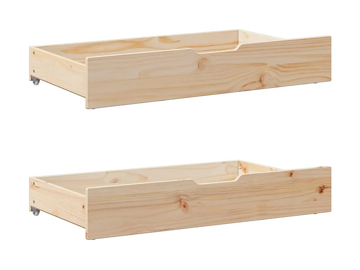 Massivholzbett ohne Matratze 100x200 cm Kiefernholz