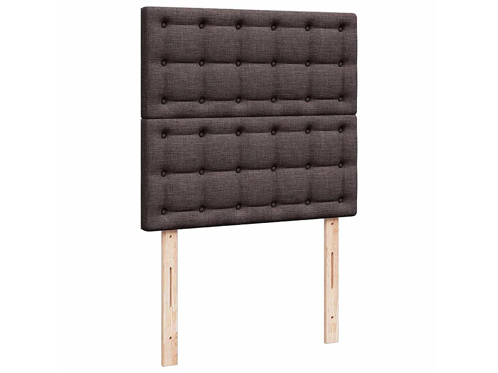 Struttura Letto Pouf con Materasso 100x200 cm in Tessuto