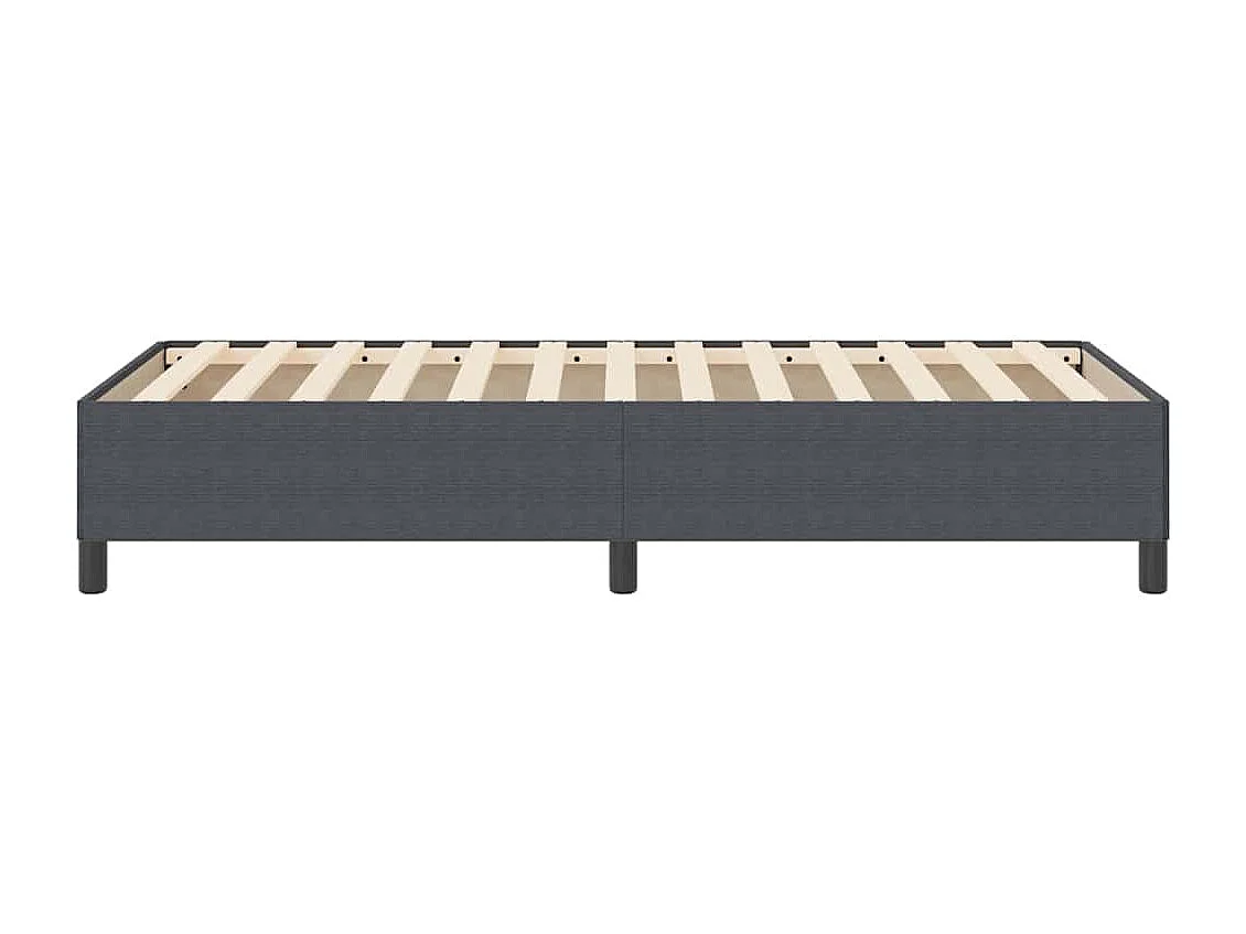 Boxspringbed Donkergrijs 90 x 190 cm Fluweel