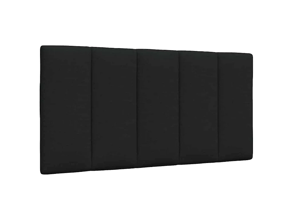 Estrutura de cama sem colchão Hanko 100x200 cm tecido preto