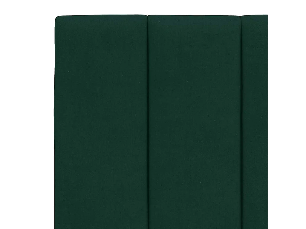Giroletto senza Materasso Hanko Verde Scuro 140x200 cm in Velluto