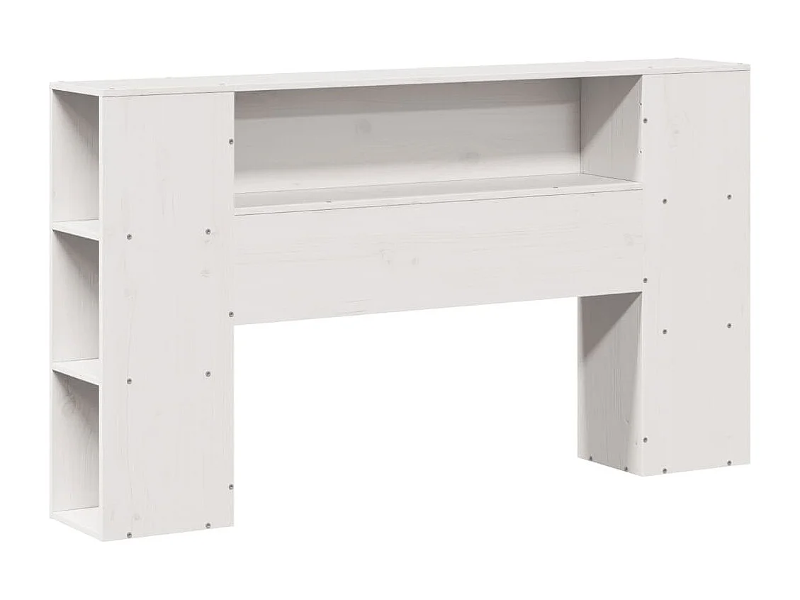 Massivholzbett ohne Matratze Weiß 160x200 Kiefernholz