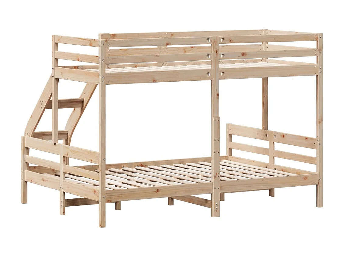 Etagenbett 90x200/140x200 cm Massivholz Kiefer