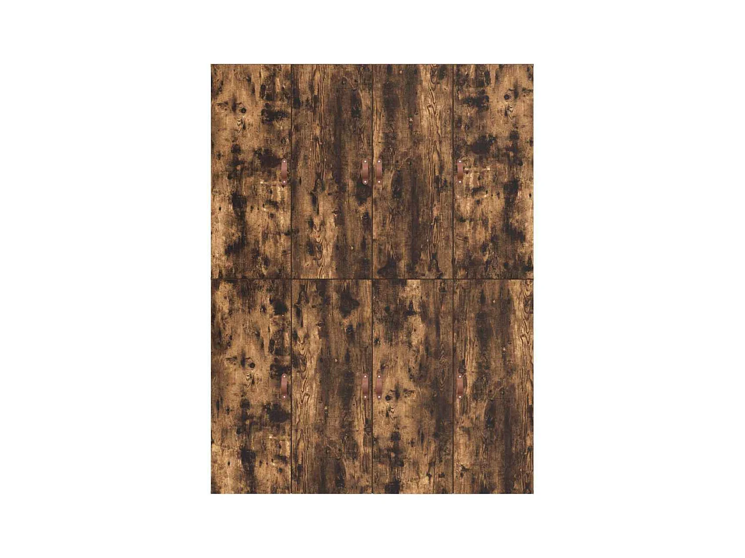 Cadre de lit Chêne fumé 160 x 200 cm Bois d'ingénierie