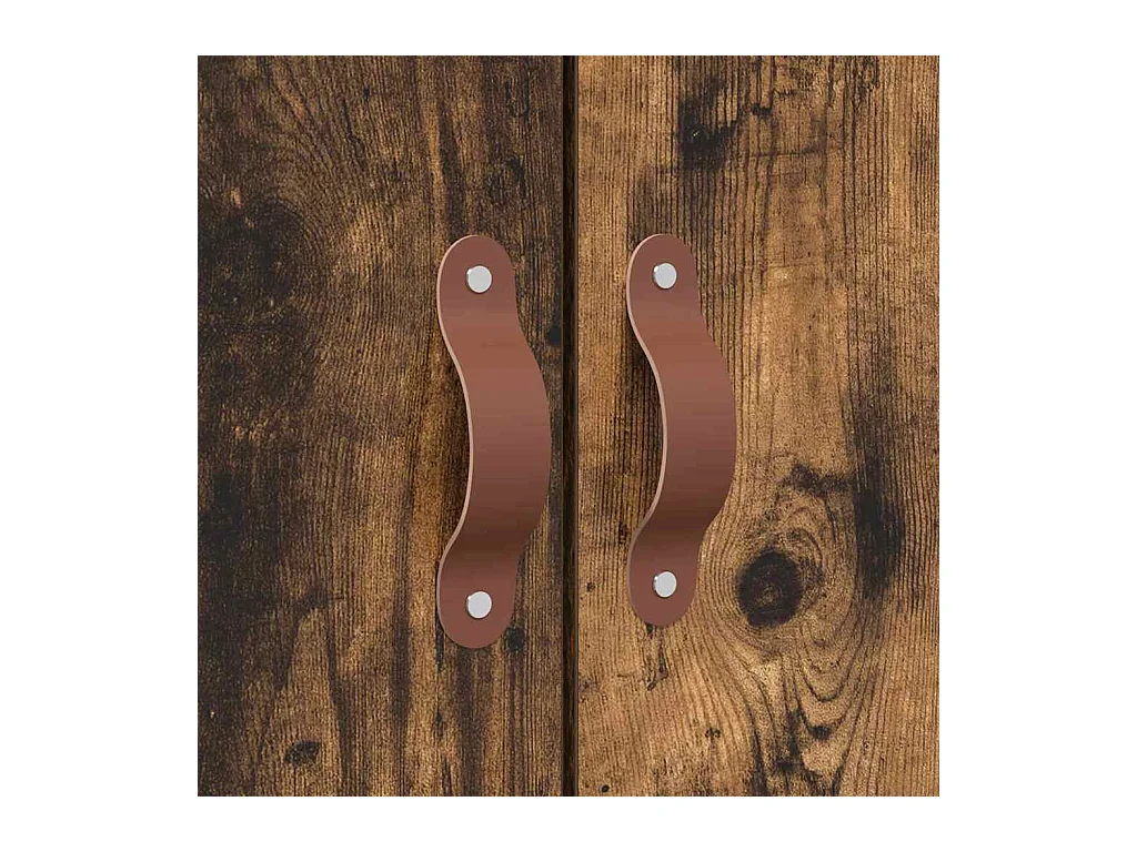 Cadre de lit Chêne fumé 160 x 200 cm Bois d'ingénierie