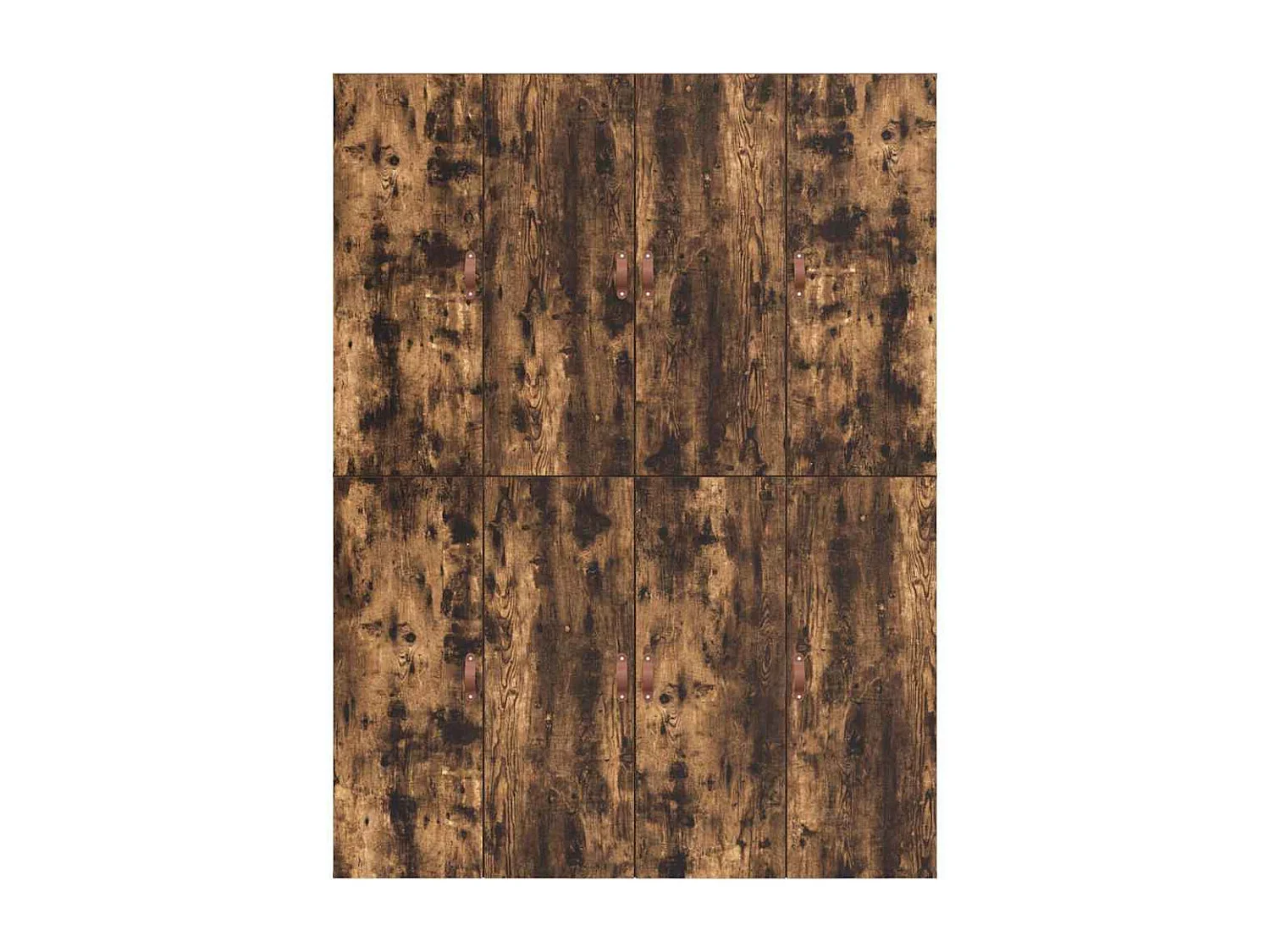 Cama con almacenamiento Roble ahumado 160 x 200 cm