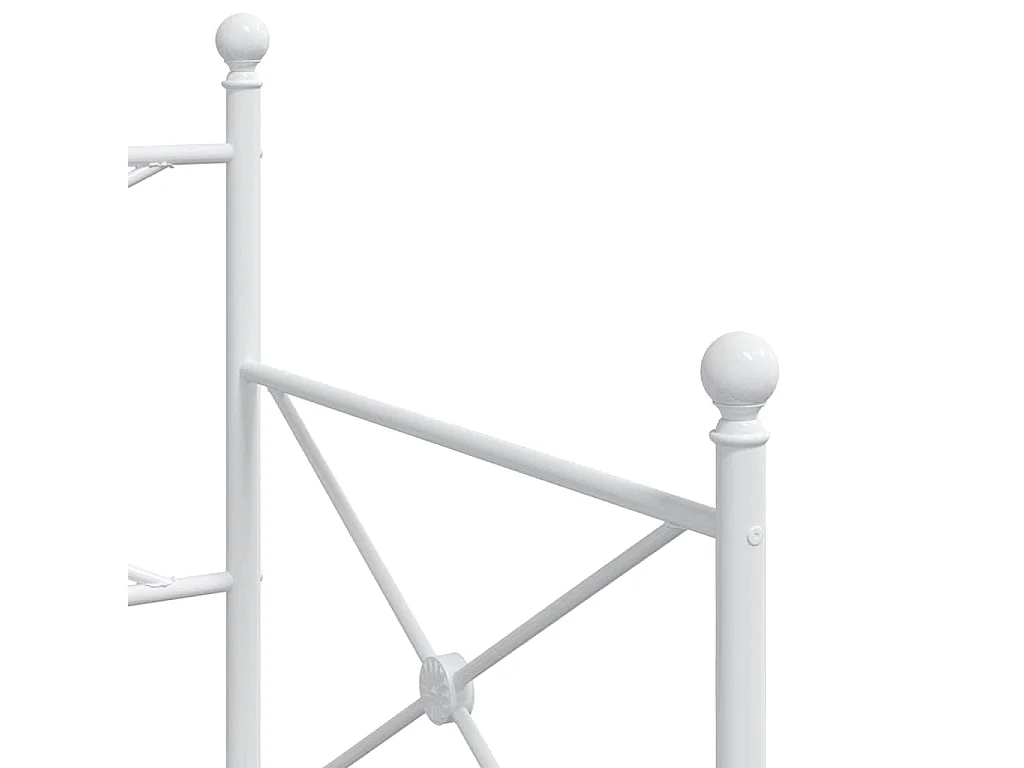 Slaapbank met onderschuifbed zonder matras 90x190 cm staal wit